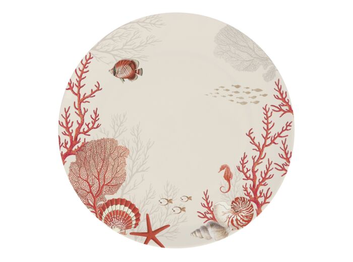 CORAL REEF Assiette plate 27cm