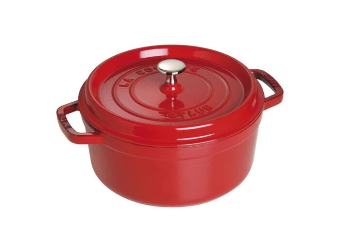 Cocotte ronde 26 cm Cerise