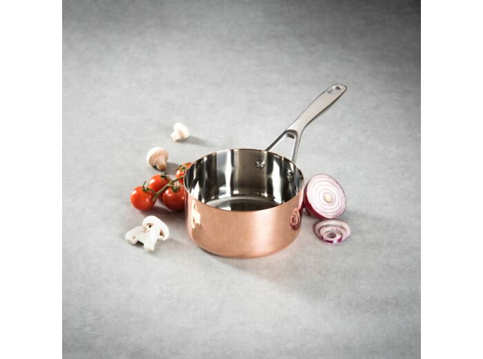 B'CHEF Casserole 16cm cuivre inox