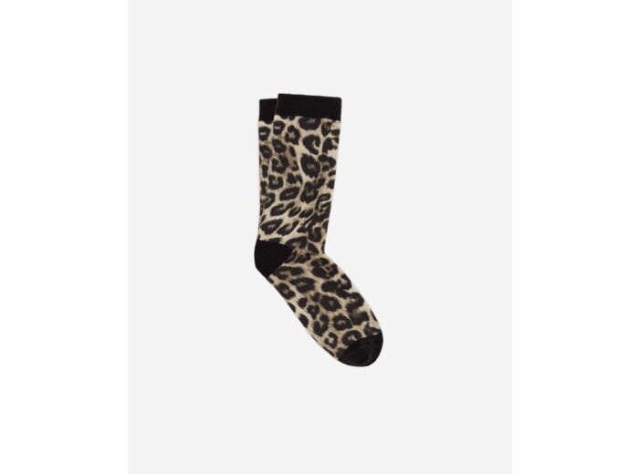 Chaussette Hautes Leopard