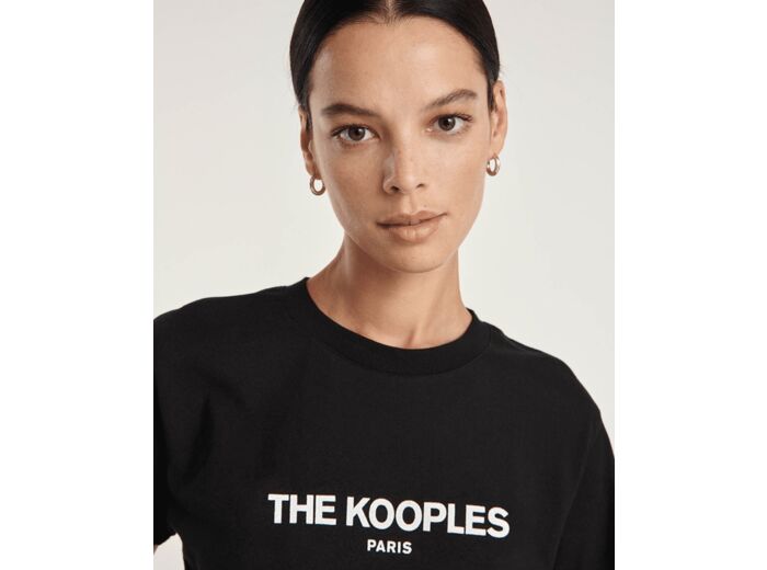 T-Shirt Avec Print Kooples Paris Sur L'Avant