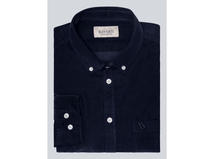 Chemise Marine En Velours Milleraies