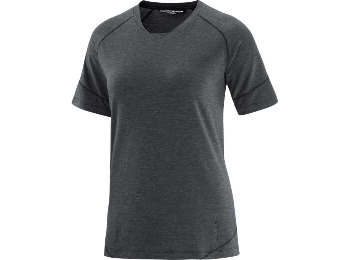 Runlife Ss Tee Deep Black Heather