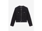 Blouson Moto Denim Noir