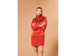 Robe Ravel-rouge en satin