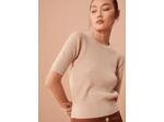 Pull Pierrina-beige en coton extrafin