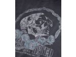 T-Shirt Manches Courtes Avec Print Skull And Roses