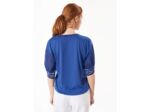 T-shirt bleu indigo