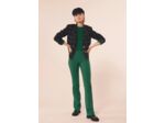 Pantalon Pearl-vert en toile double