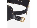 Large Ceinture Taille Haute Avec Rivets En Metal