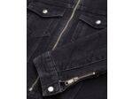 Blouson Moto Denim Noir