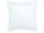 Taie d'oreiller Partition Satin de coton Coloris Blanc