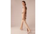 Pantalon Phie-beige en tweed