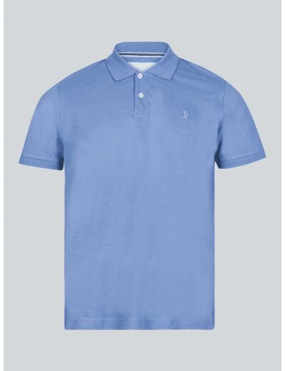 Polo Indigo En Coton