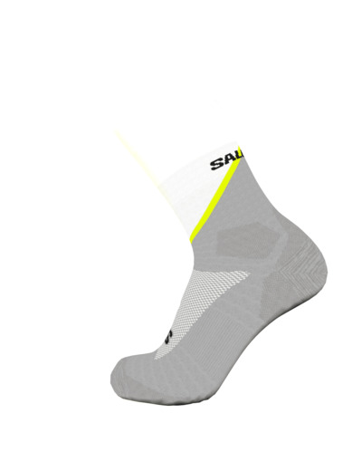 Pulse Ankle White Metal Safety Yellow