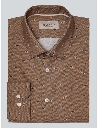 Chemise Imprimée Camel Dog