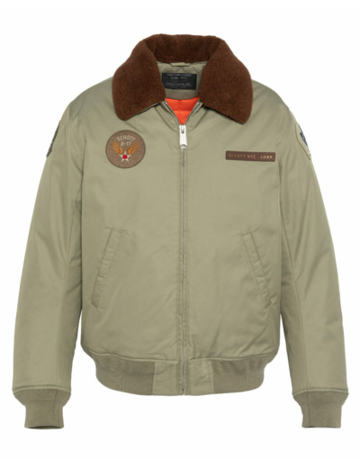 Blouson pilote badgé SCHOTT B52