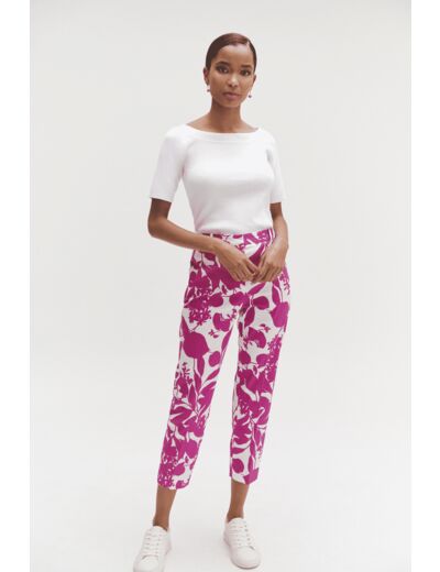 Pantalon gab fleuri