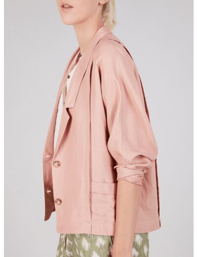 Veste vieux rose