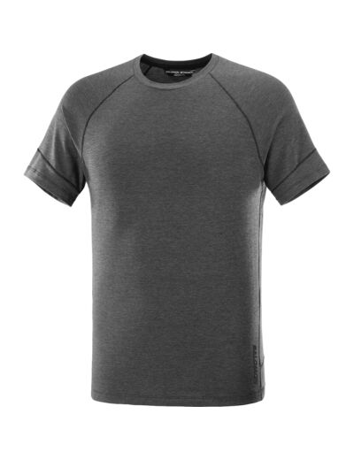 Runlife Ss Tee Deep Black Heather