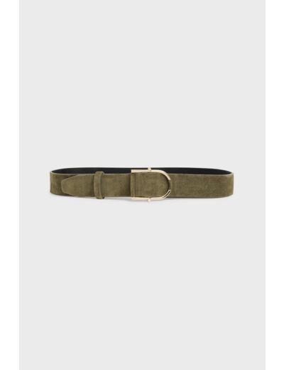 CEINTURE SALOME EN REFENTE DE VACHETTE VELOURS SALOME