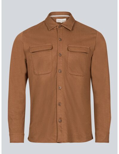 Chemise Camel En Molleton Bakary