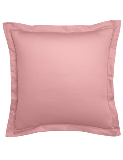 Taie d'oreiller Partition Satin de coton Coloris Rose