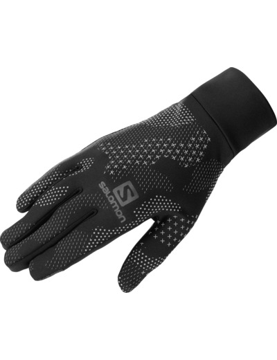 Cross Warm Glove Black Ao Reflective Silver.