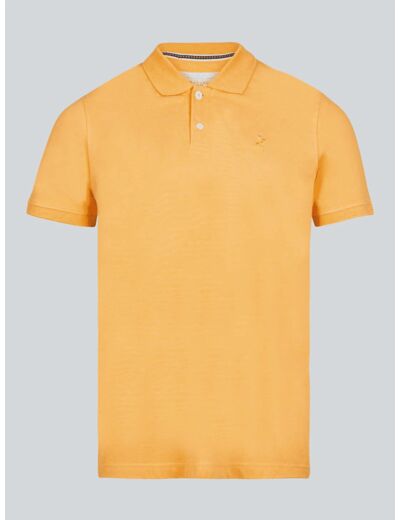 Polo Orange En Coton