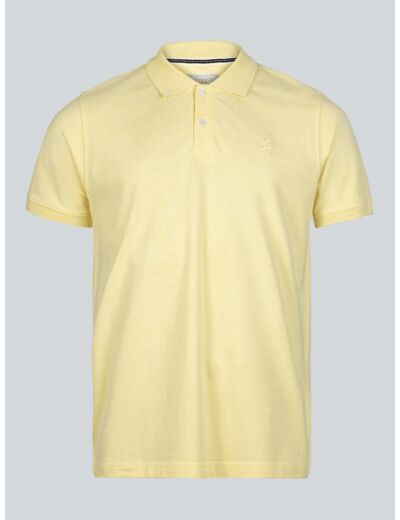 Polo Jaune En Coton