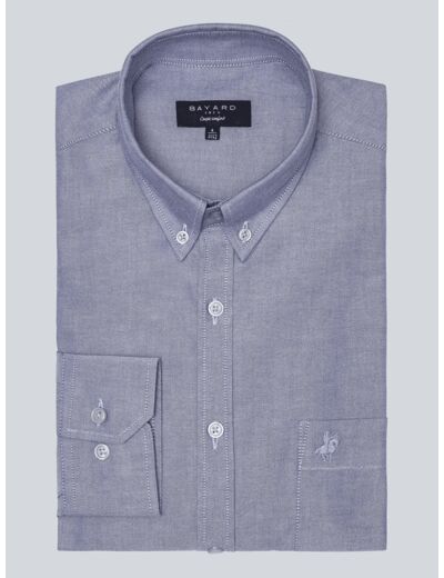 Chemise Marine En Oxford Coupe Confort