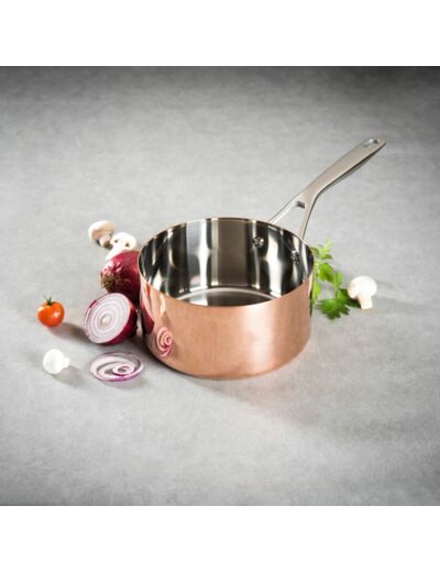 B'CHEF Casserole 20cm cuivre inox