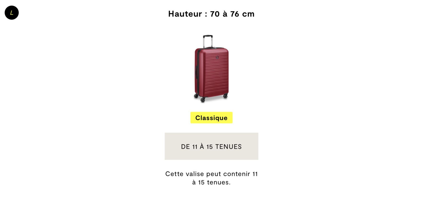 Valise L