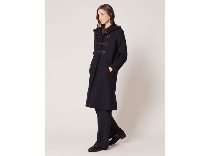 Duffle-coat Misao Manteau long marine