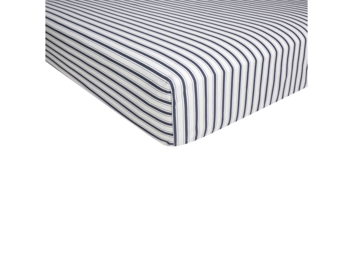 DRAP HOUSSE | 4 Continents - Blanc/Bleu