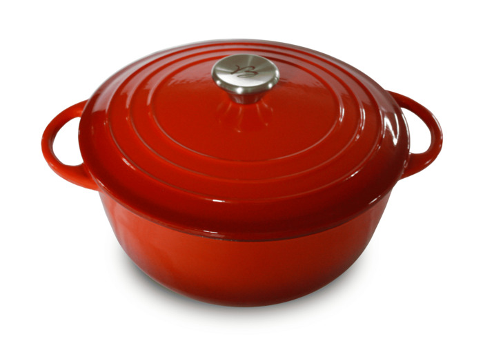 TRADITION Rouge Cocotte Ronde 24cm