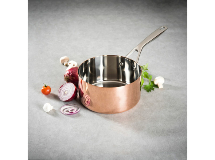 B'CHEF Casserole 20cm cuivre inox