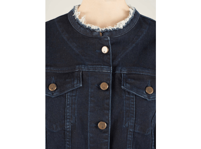 Veste indigo brut