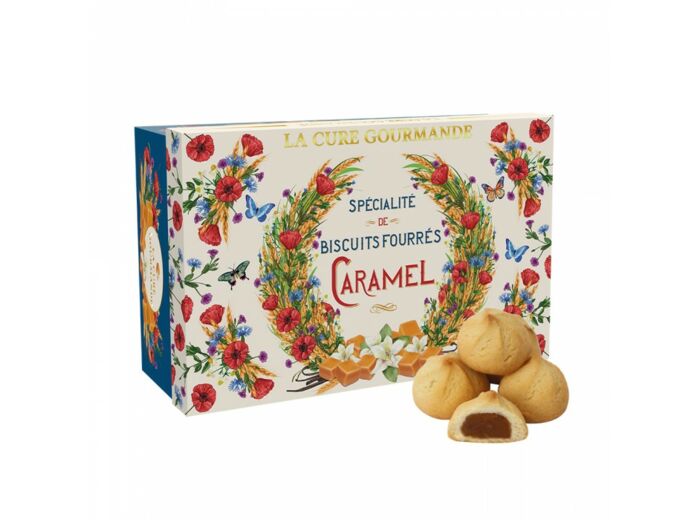 Coffret Carton-Biscuits Fourrés Caramel