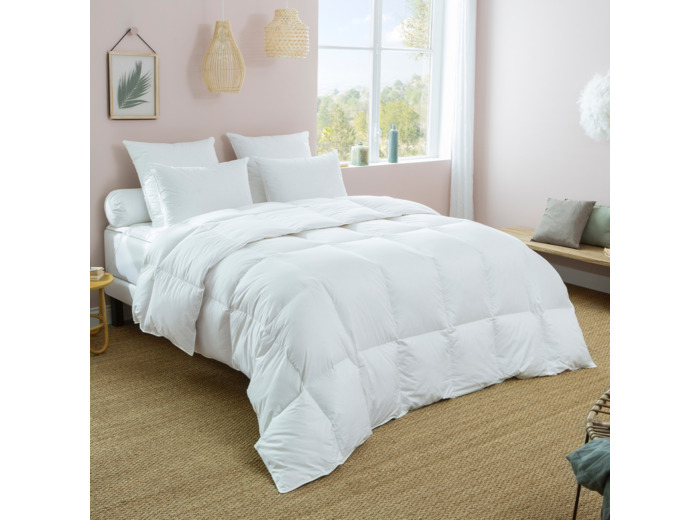 Couette Tempérée 70% duvet d'oie neuf