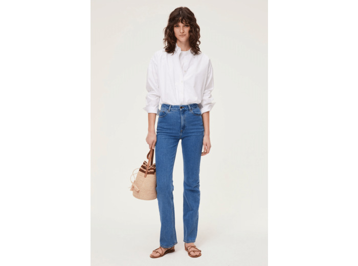 Jean flare en denim - ALIENOR