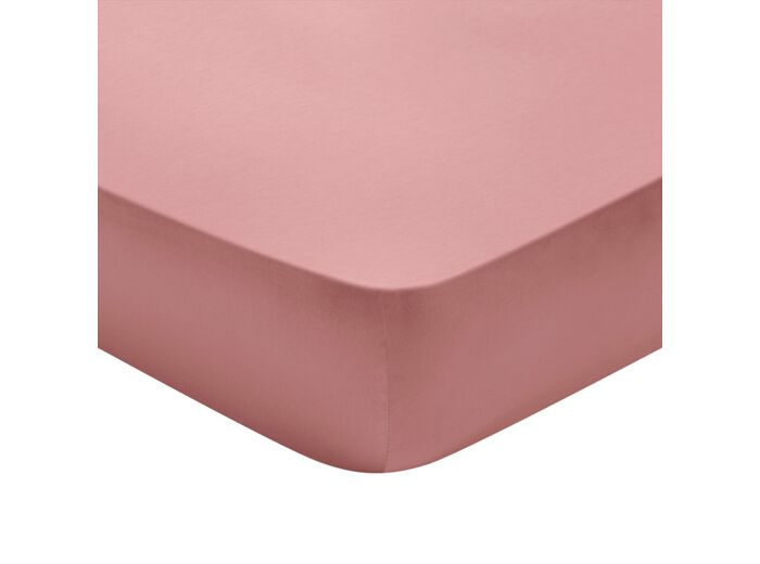 Drap housse Partition Satin de coton Coloris Rose