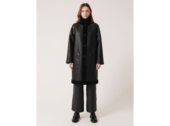 Manteau Mozart Manteau mi-long noir