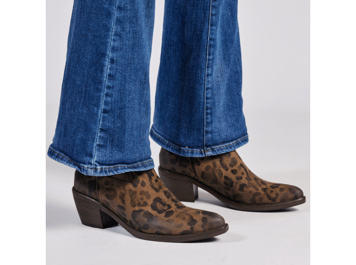 Bottines hiver Femme Samsara Leopard