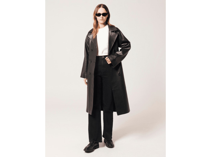 Trench Tivano Trench long noir