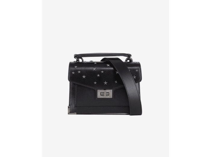 Sac Emily Small En Cuir Noir Avec Étoiles black