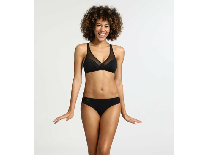 Soutien-gorge emboitant sans armatures noir Generous Dim