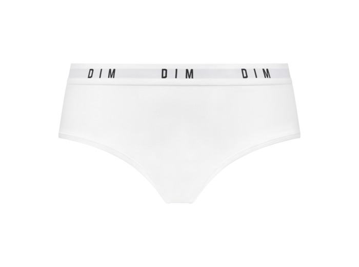 Shorty femme en coton modal Blanc DIM Originals