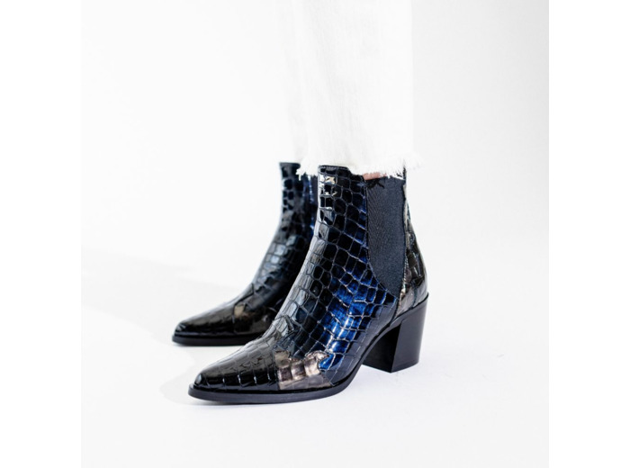 Bottines hiver Femme Siena Bleu