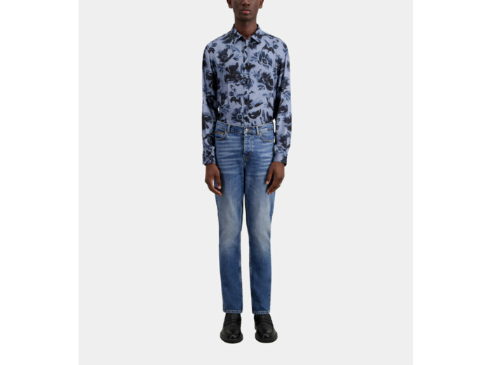 Jean Bleu Foncé Slim blue denim